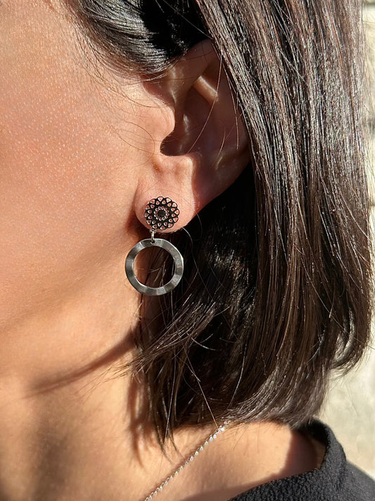 Boucles d’oreilles Edelweiss