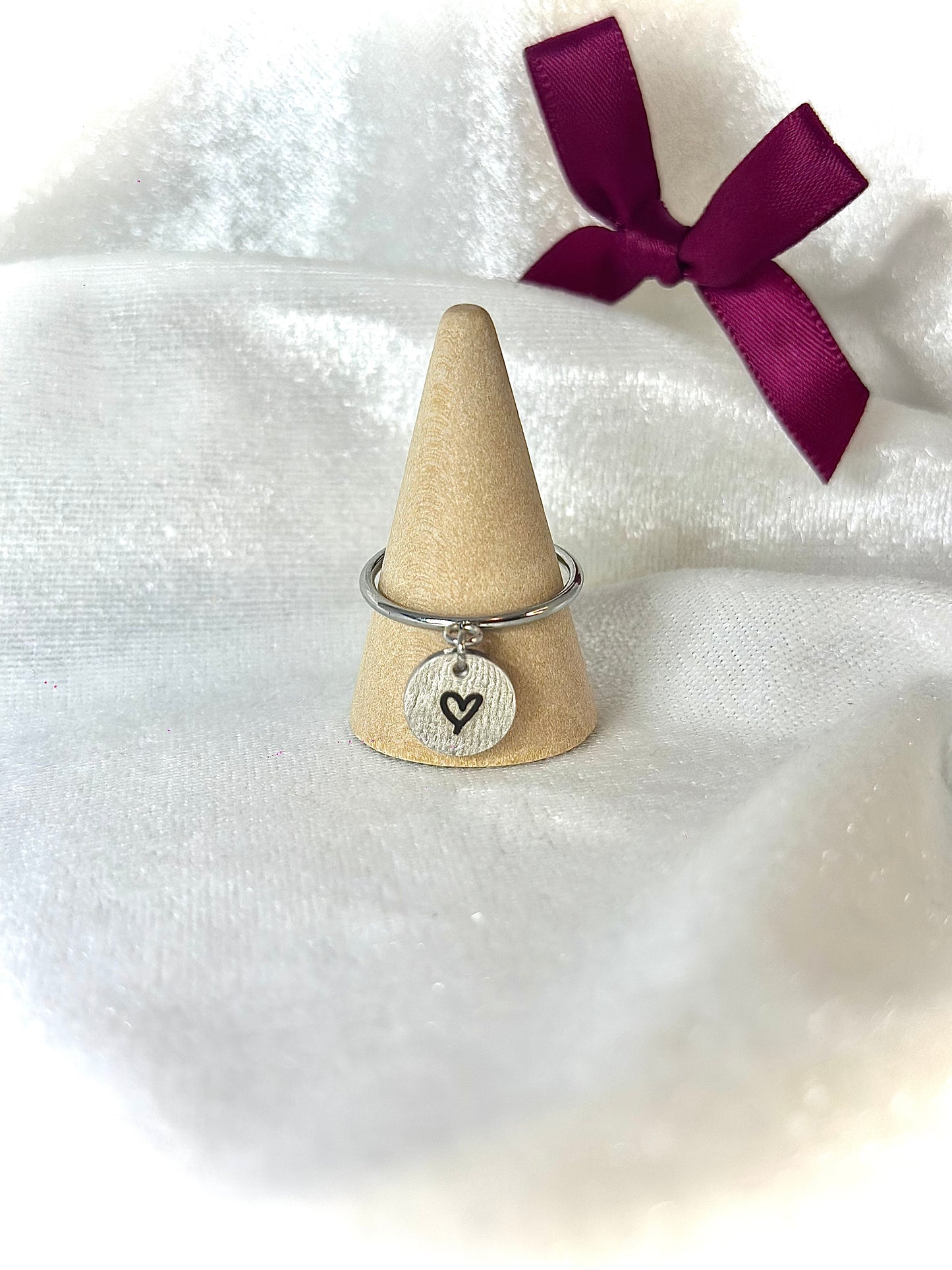 Bague Breloque Cœur